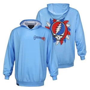 Sun and Swim Grateful Dead Steal Your Face Blue Hoodie UPF50