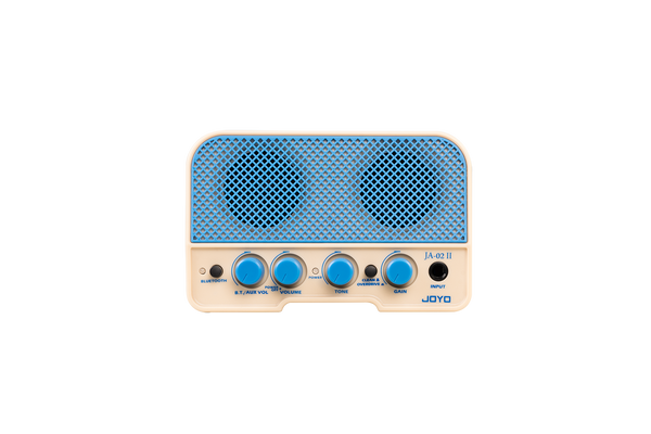 JOYO Mini Rechargeable Bluetooth 5W Guitar Amp blue front view