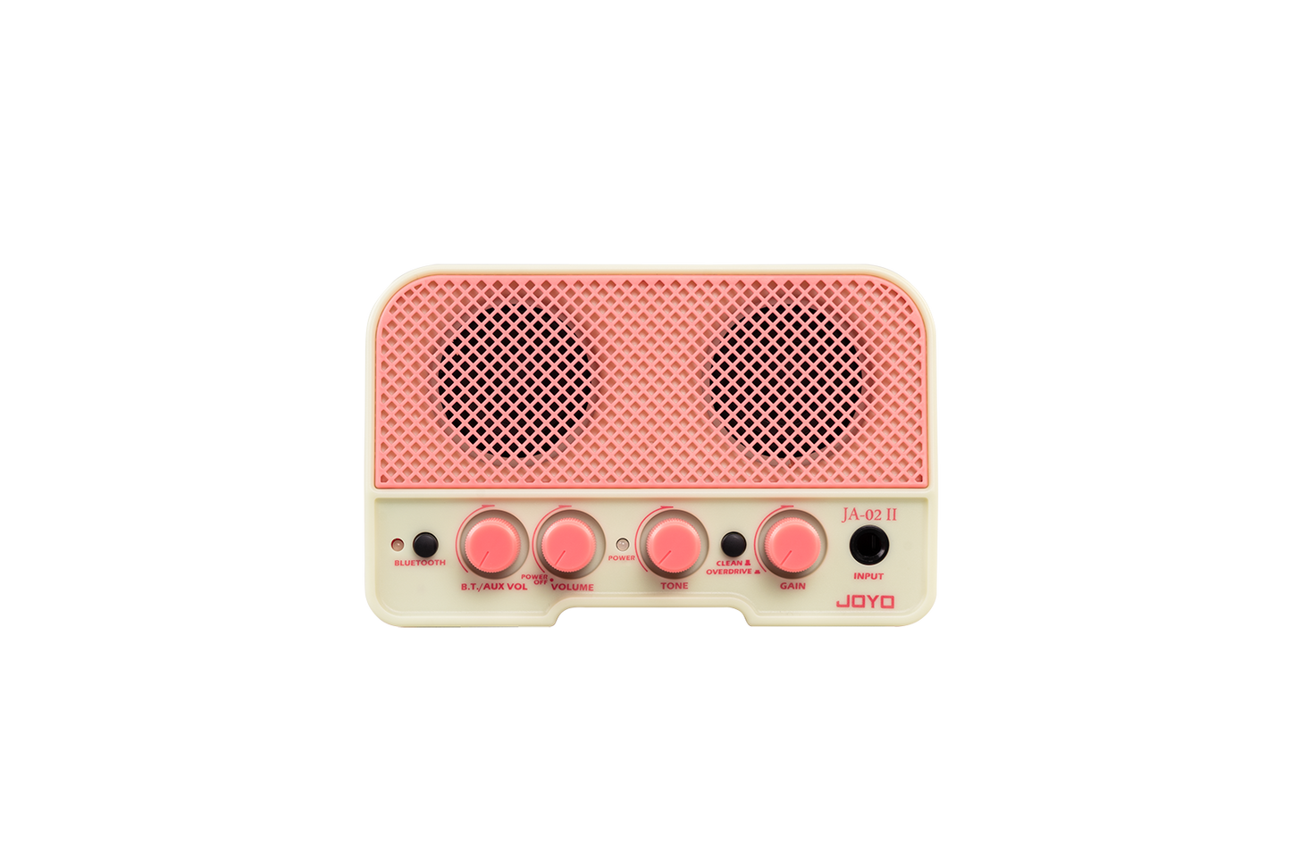 JOYO Mini Rechargeable Bluetooth 5W Guitar Amp Pink front view