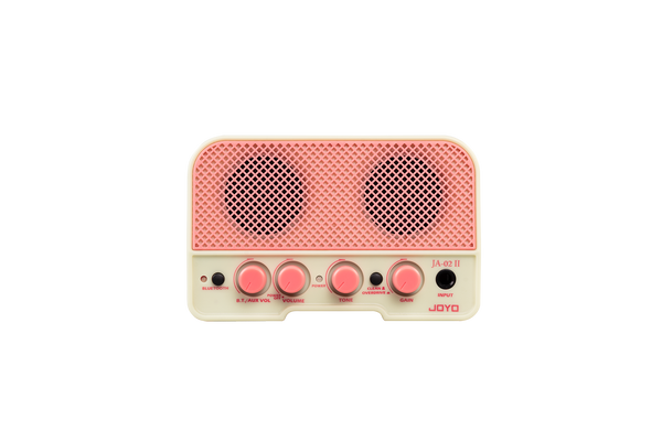 JOYO Mini Rechargeable Bluetooth 5W Guitar Amp Pink front view