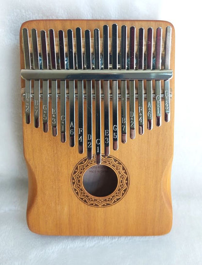 17 Key Wooden Kalimba (Thumb Piano) natural wood