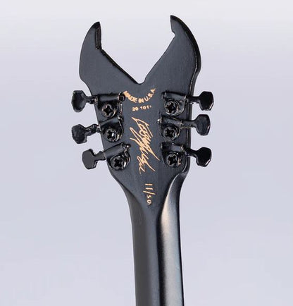 Slayer Kerry King Dean USA V Replica headstock closeup