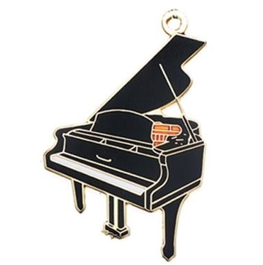 Grand Piano Keychain