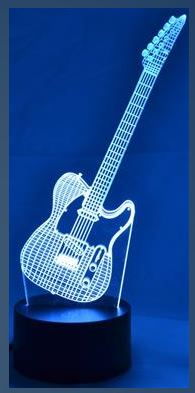 LED lamp guitar