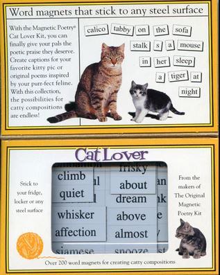 Cat Lover Magnetic Poetry Set