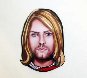 Kurt Cobain Fridge Magnet