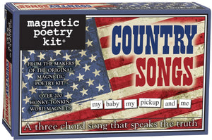 Country Songs Magnetic Poetry
