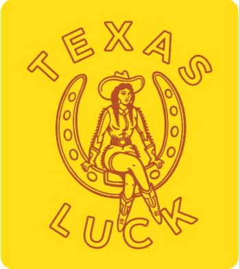 Texas Luck Fridge Magnet