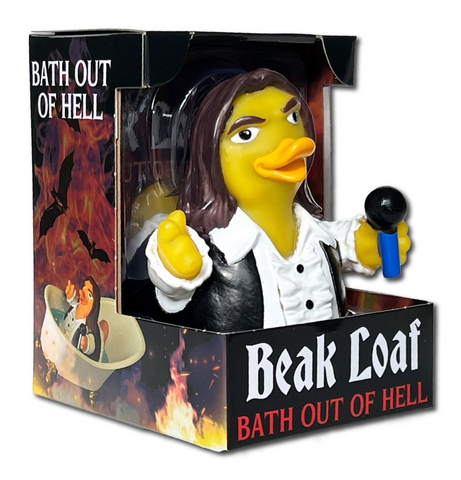 Bath Out Of Hell Meatloaf Rubber Duck