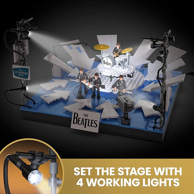 MEGA The Beatles Ed Sullivan Stage Building Set (681 Pieces)