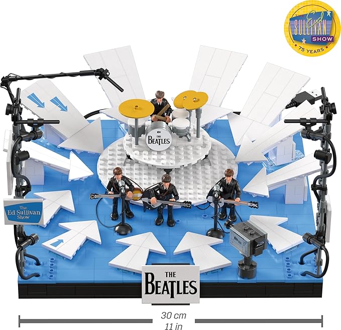 MEGA The Beatles Ed Sullivan Stage Building Set (681 Pieces)