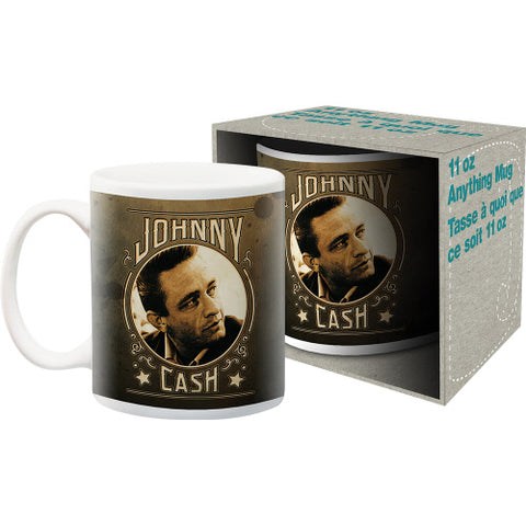 Johnny Cash Sepia Picture Mug