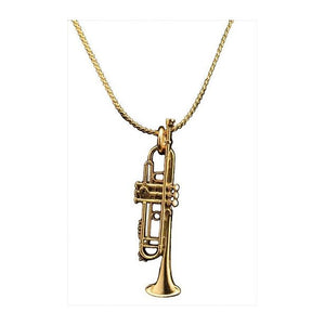 Gold Trumpet Necklace