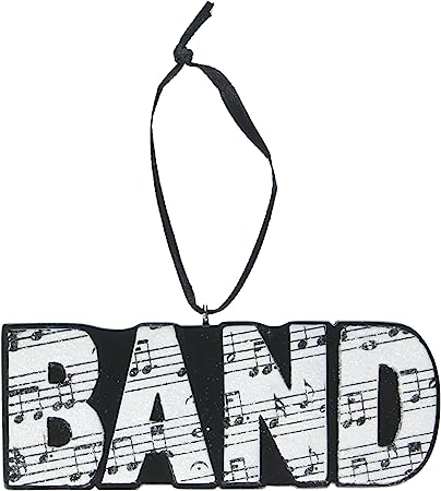 "Band" Music Notes Resin Ornament