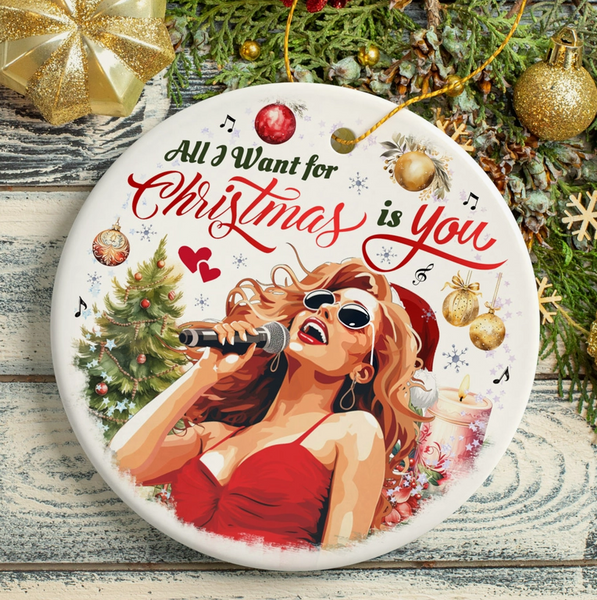 Mariah Carey Christmas Ornaments