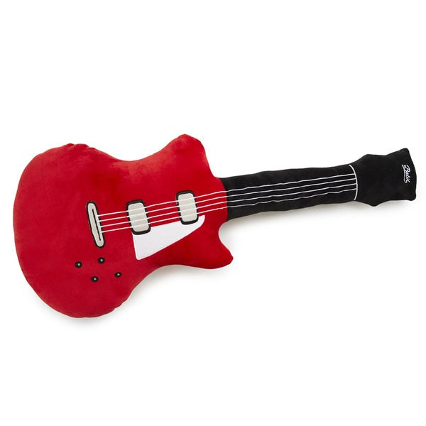 Red Guitar Superstar Pillow