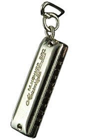 Harmonica Silver Pin