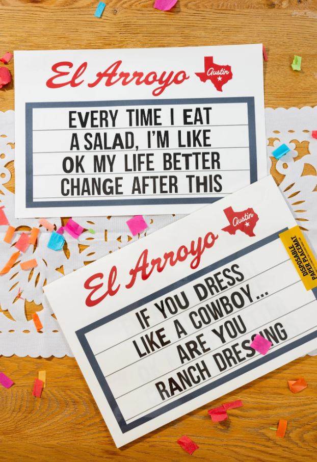 El Arroyo Disposable Placemats (Set of 24)