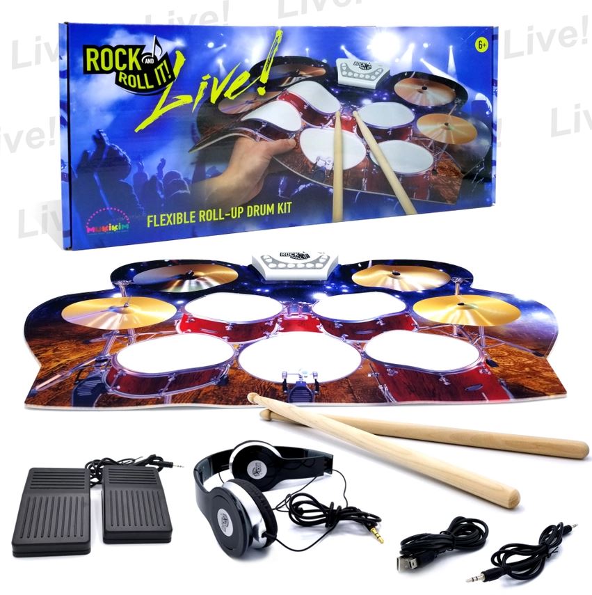 Rock & Roll Live Roll Up Drum Kit