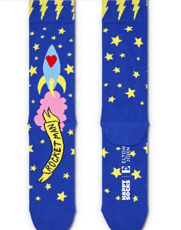 Elton John Rocket Man Socks