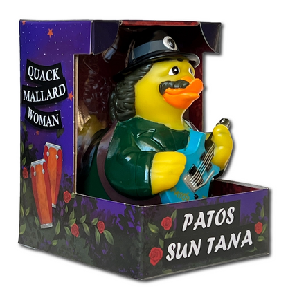 Quack Mallard Woman Carlos Santana Rubber Duck