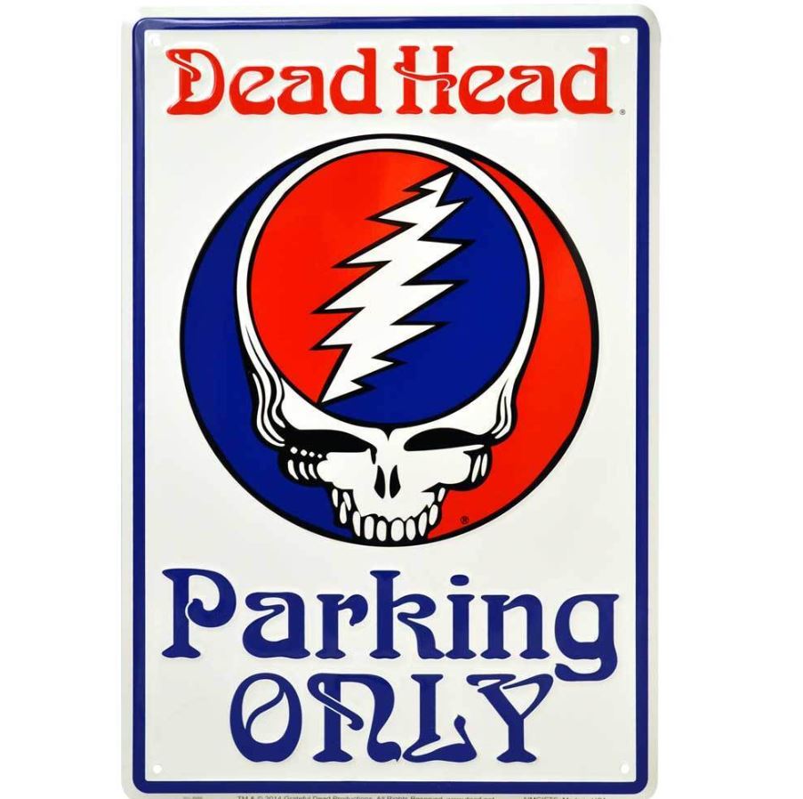 Grateful Dead Steal Your Face Parking Sign