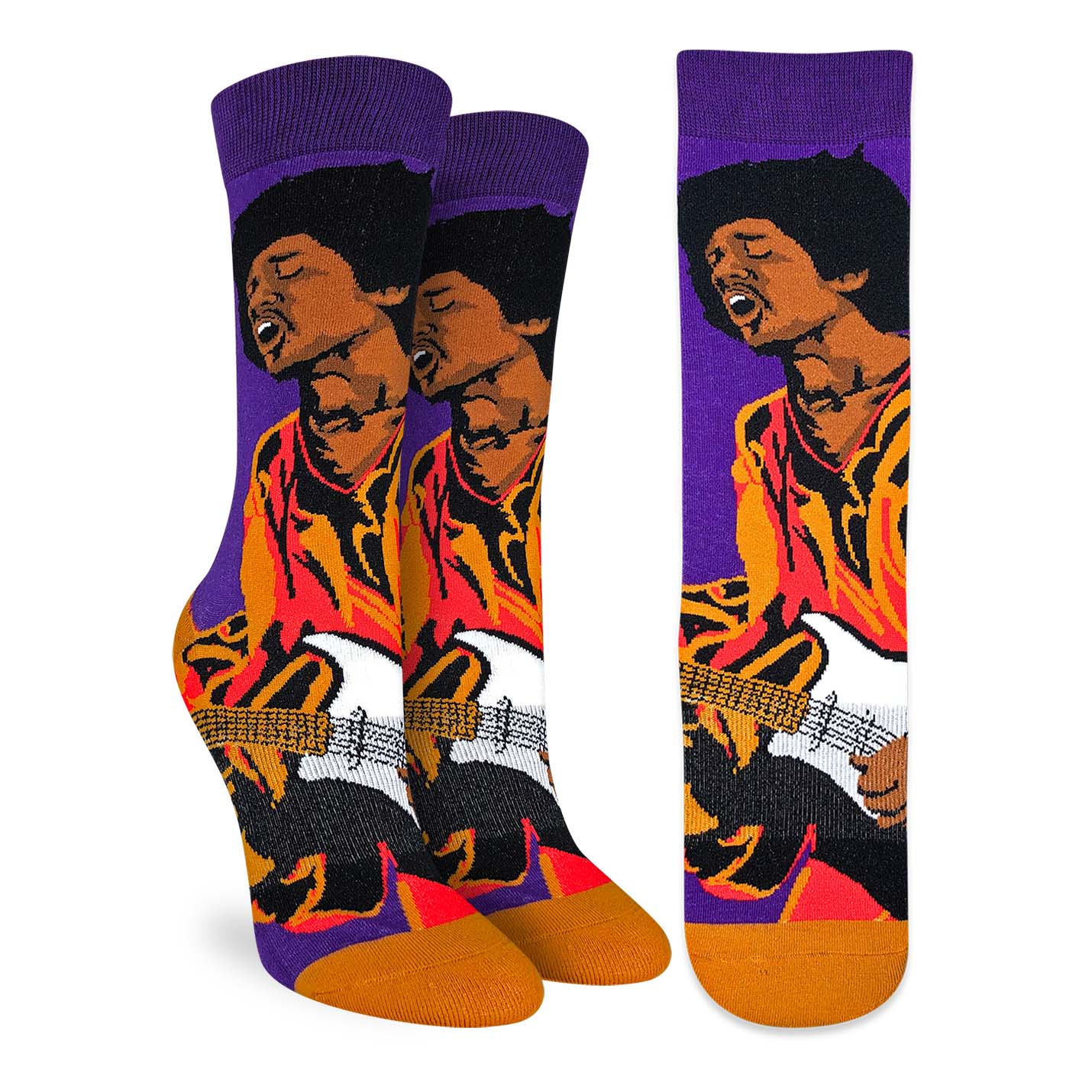 Jimi Hendrix Rocking Out Socks