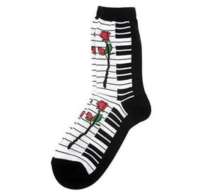 Keyboard Rose Socks