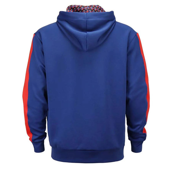 Grateful Dead Blue Steal Your Face Performance Hoodie back