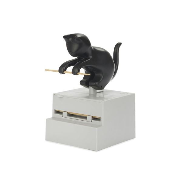 Frisky Black Cat Toothpick Holder