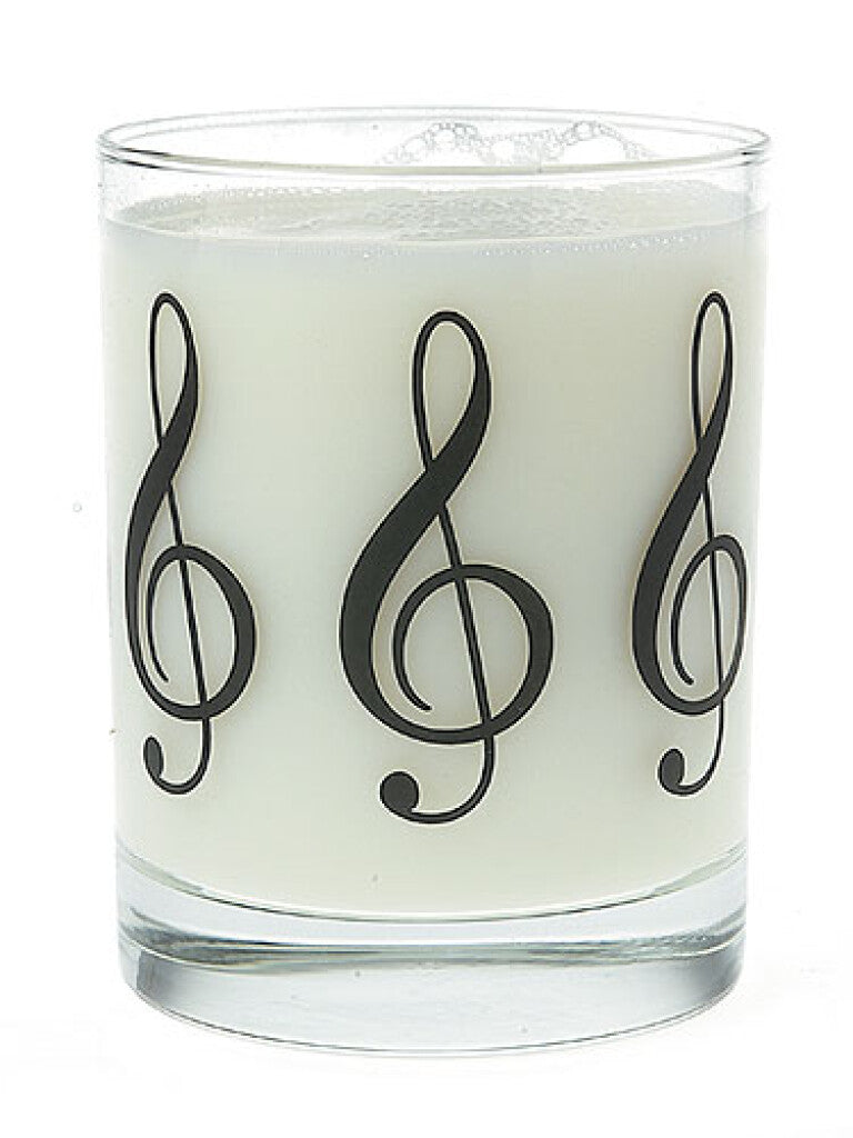 Treble Clef Lowball Glass