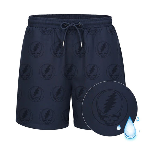 Grateful Dead Water Reactive Steal Your Face Swim Trunks