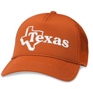 Texas State Shape Orange Cap