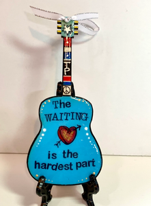 The Waiting (Tom Petty) Wooden Guitar Ornament