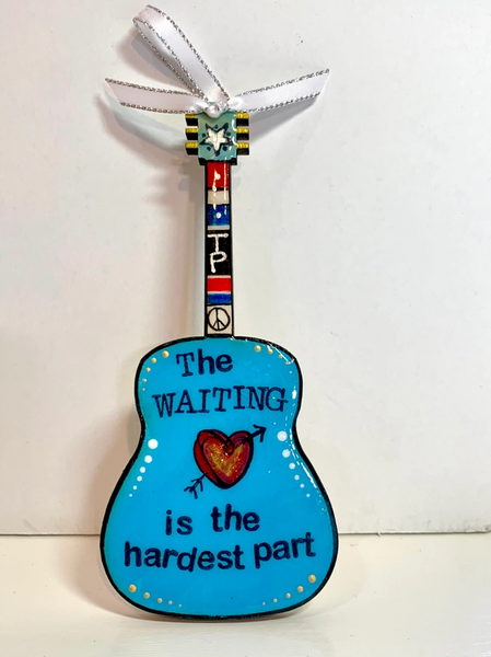 The Waiting (Tom Petty) Wooden Guitar Ornament