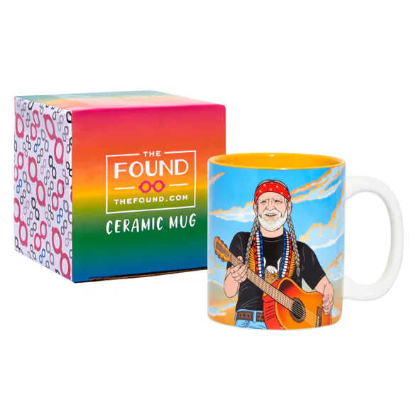 Willie Nelson Guitar Mug