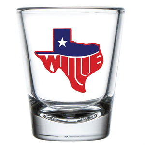 Willie Nelson Shot Glass
