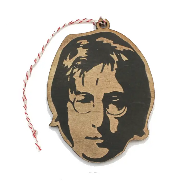 The Beatles Wooden Ornaments John Lennon