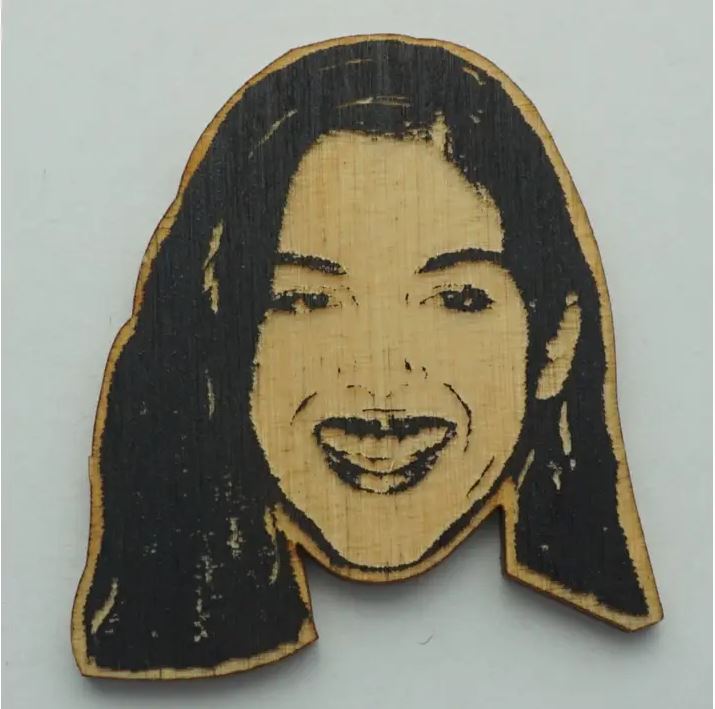 Wooden Olivia Rodrigo Ornament