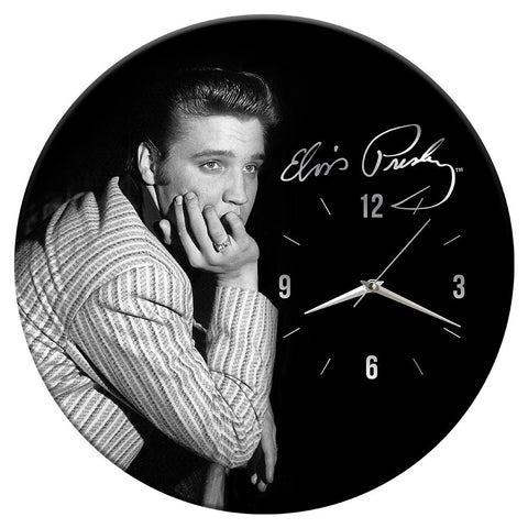 Elvis Wood Wall Clock