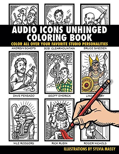 Audio Icons Unhinged Coloring Book 