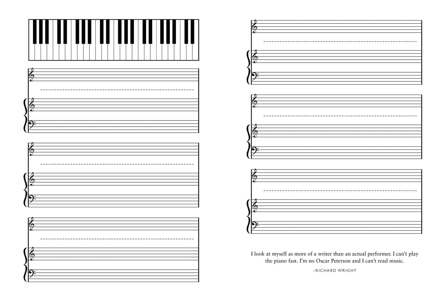 The Musician's Notebook: Piano 