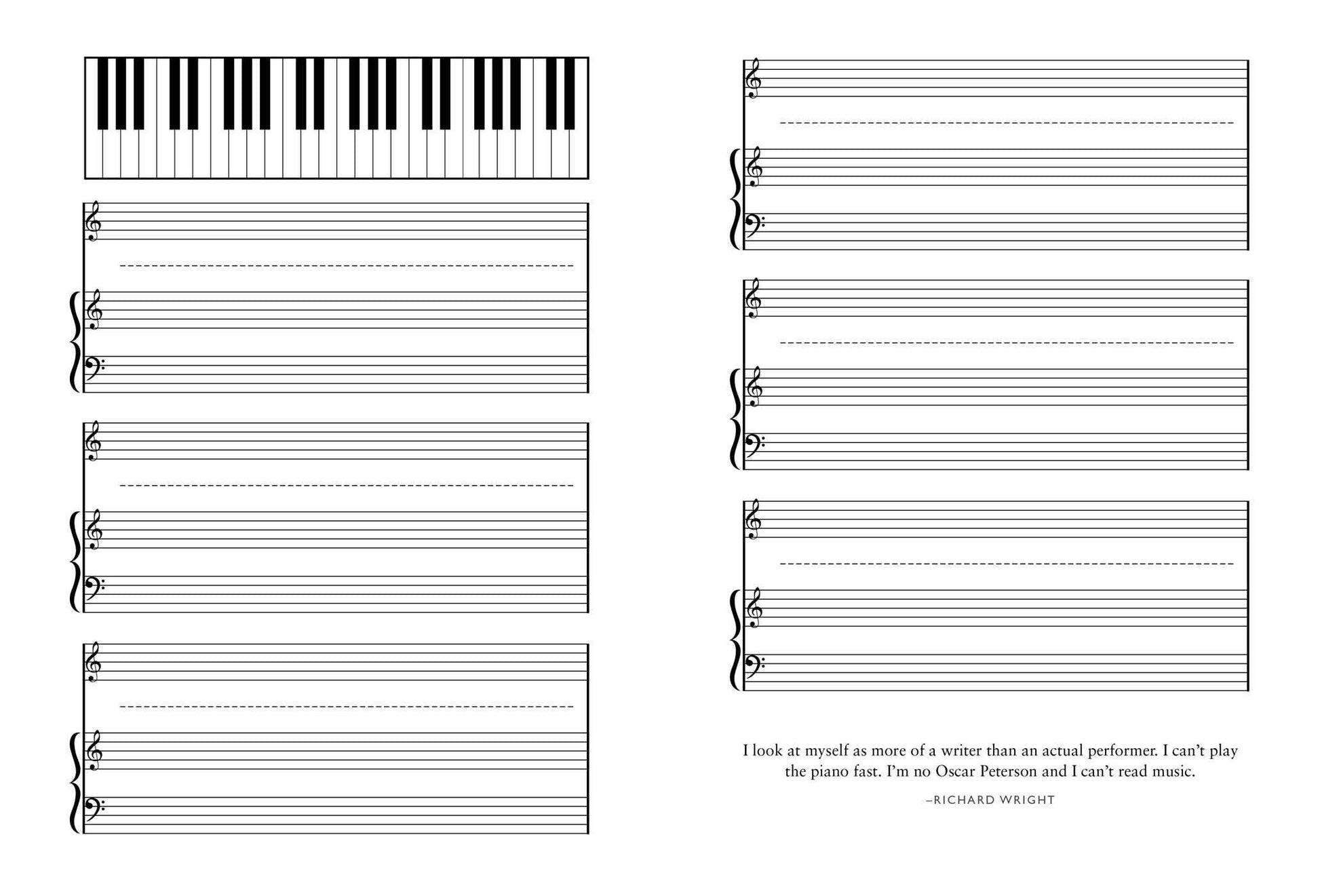 The Musician's Notebook: Piano 