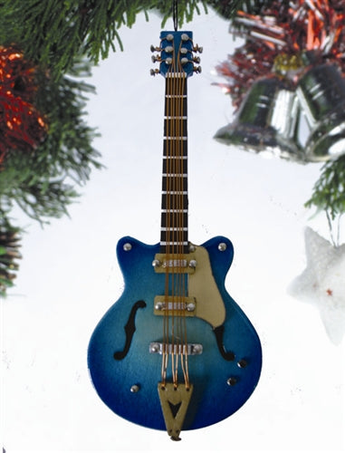 Hollowbody Electric Ornament in Blue
