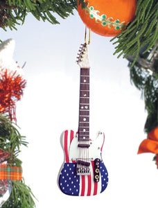 USA Electric Guitar Ornament