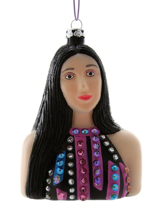 Cher Bust Ornament