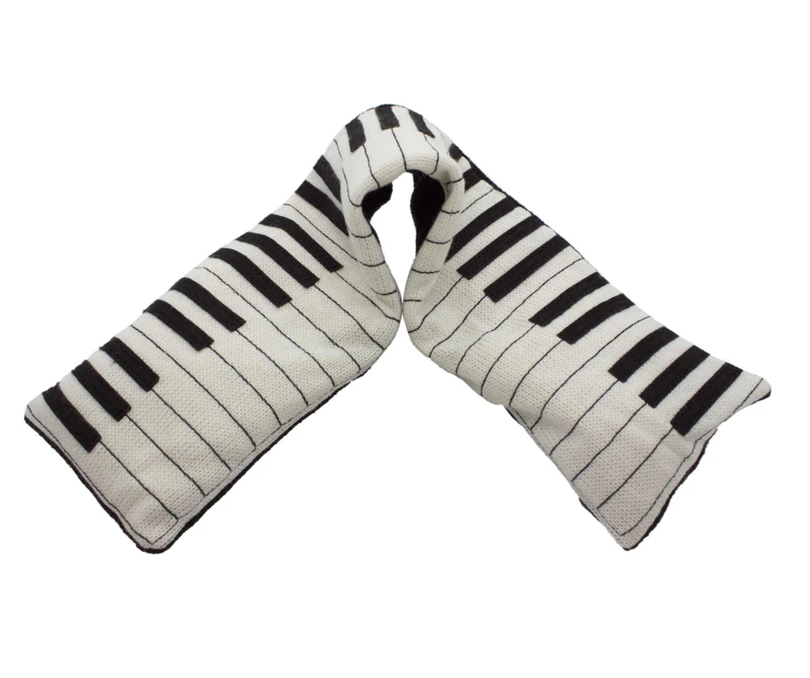 piano neckwarmer folded