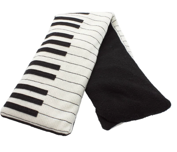 piano neckwarmwe folded upclose