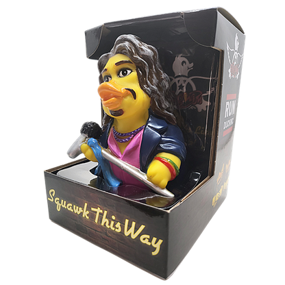 Squawk This Way Aerosmith Rubber Duck box