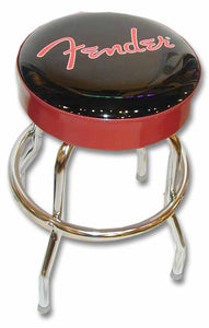 Black/Red Fender logo stool 24 inch